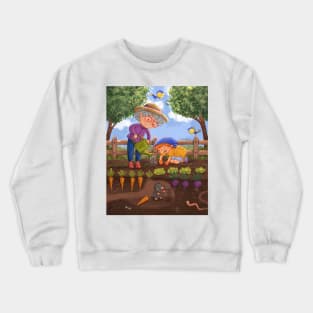 Growing vegetables Crewneck Sweatshirt